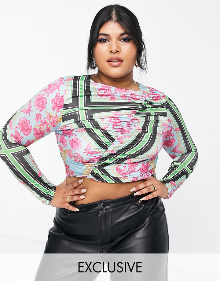 Top In The Style Plus x Liberty, mix culori