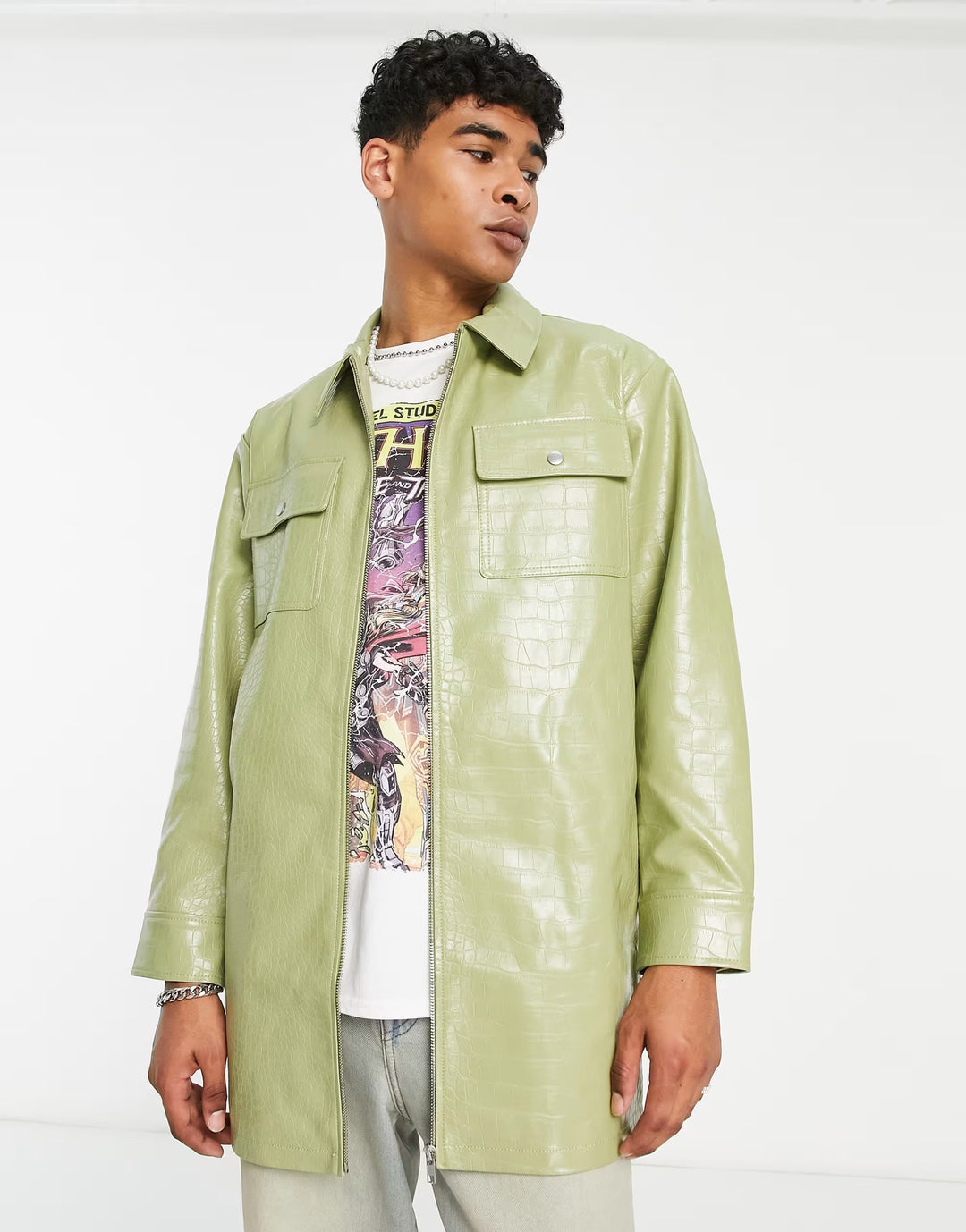 Geacă ASOS, verde