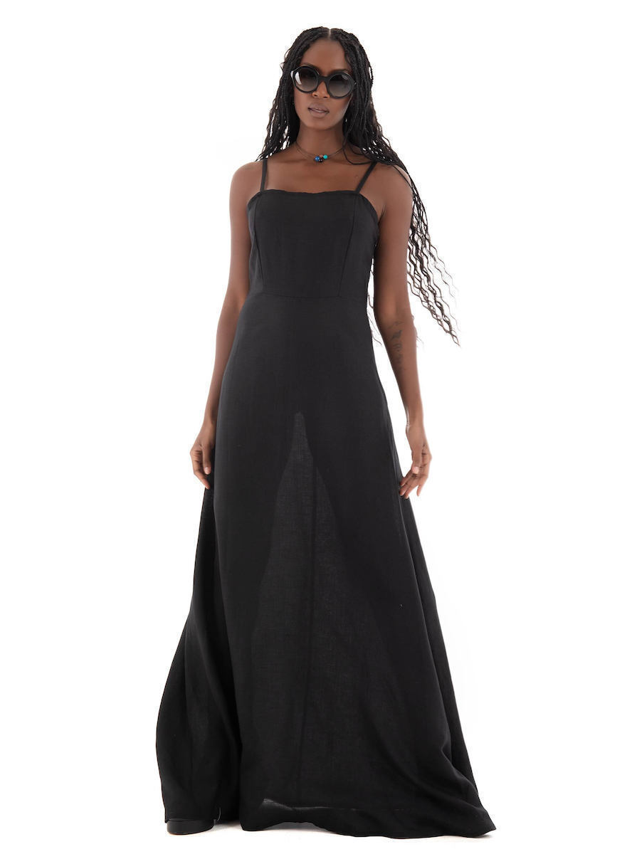 Rochie maxi ONLY, negru