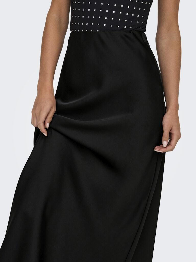 Fustă maxi ONLY, negru