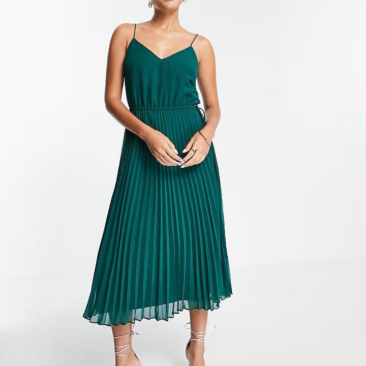 Rochie midi ASOS, verde
