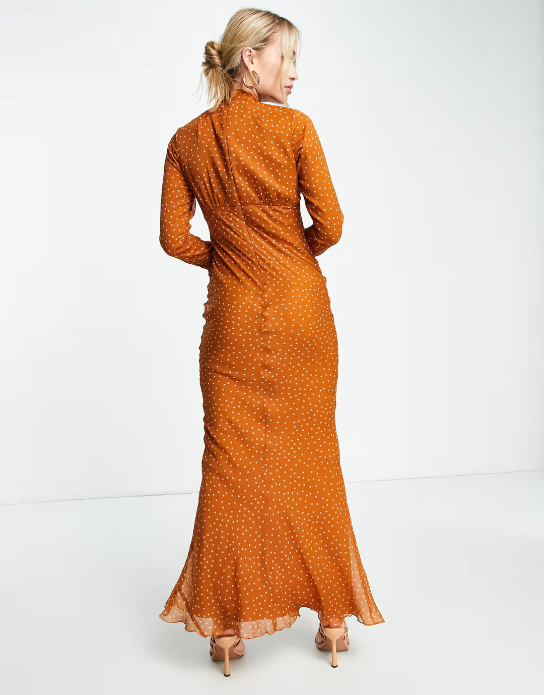 Rochie maxi ASOS, maro