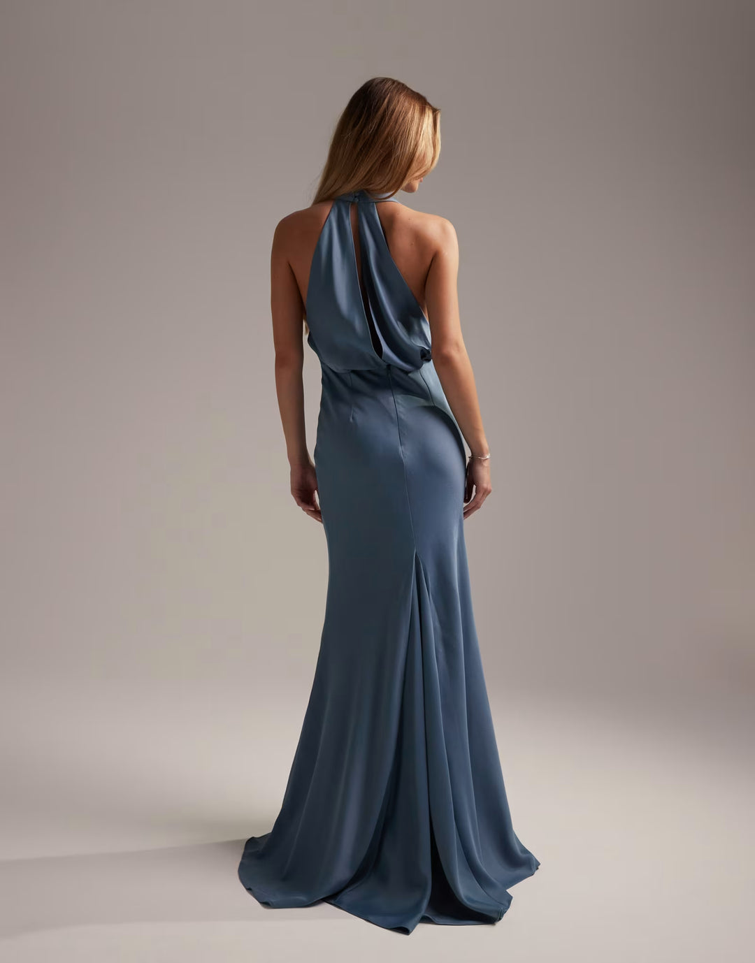 Rochie maxi ASOS, albastru