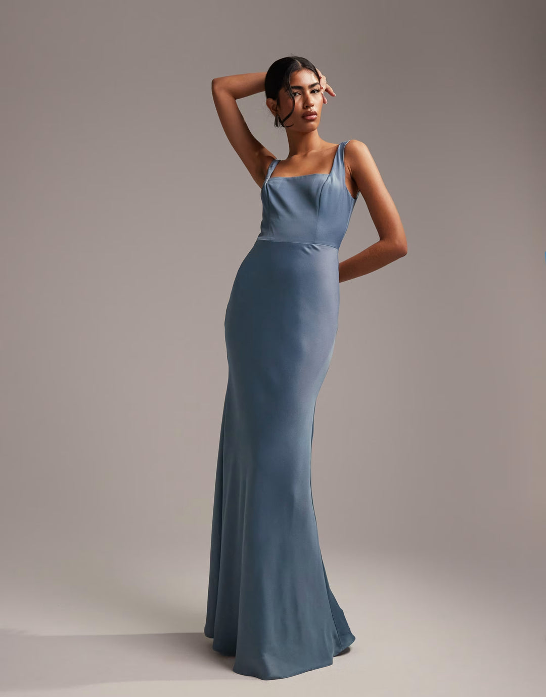 Rochie maxi ASOS, albastru