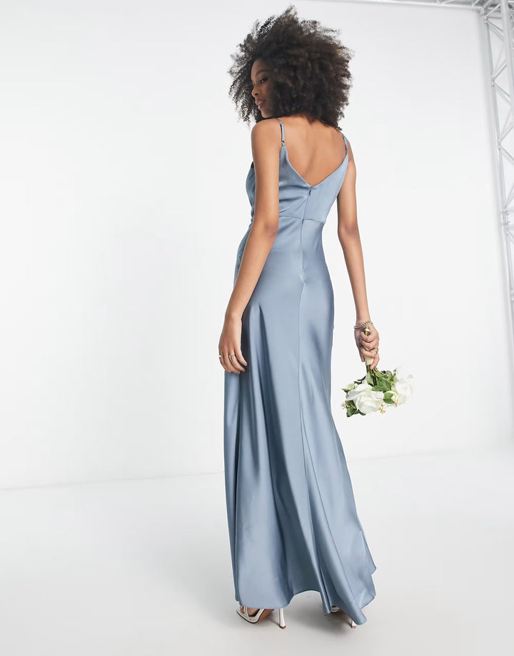 Rochie maxi ASOS, gri