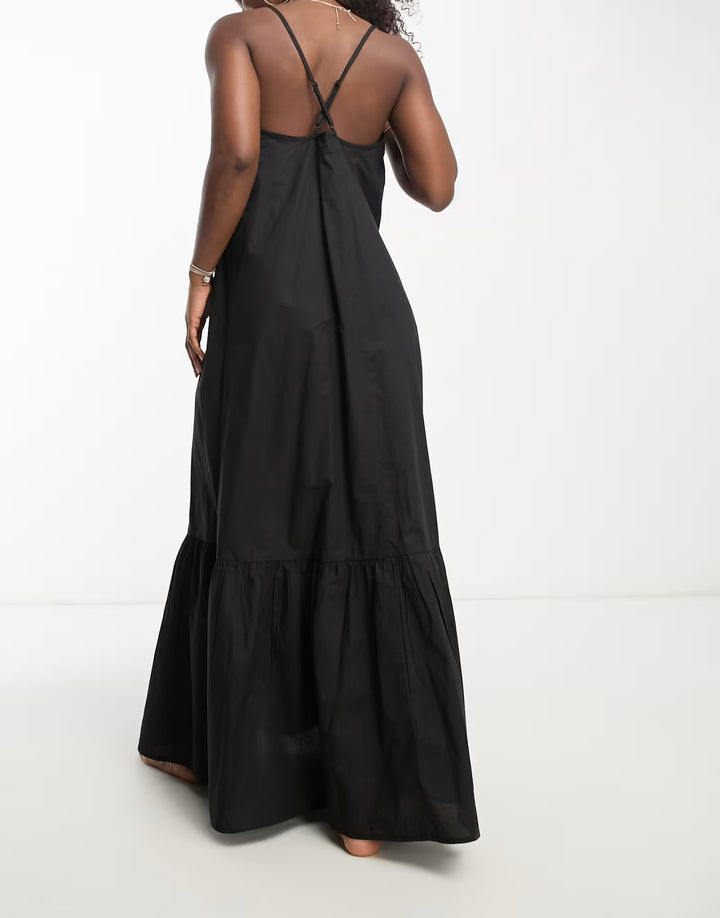 Rochie maxi ASOS, negru