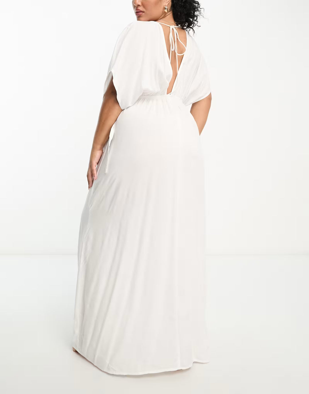 Rochie maxi ASOS, alb