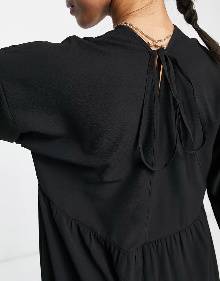 Rochie midi ASOS, negru