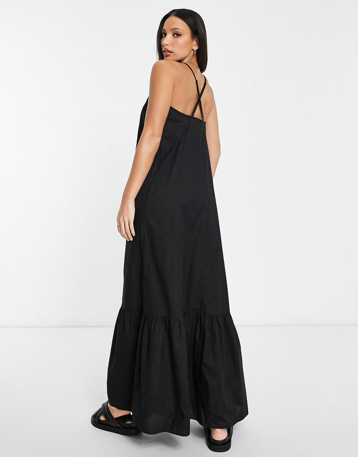 Rochie maxi ASOS, negru