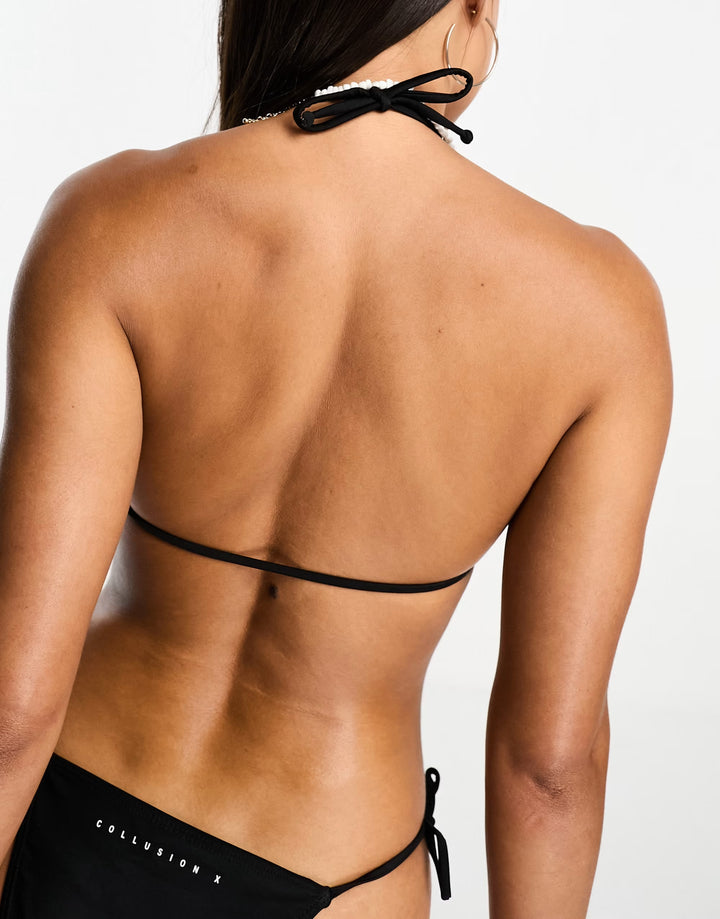Sutien de baie Collusion, negru
