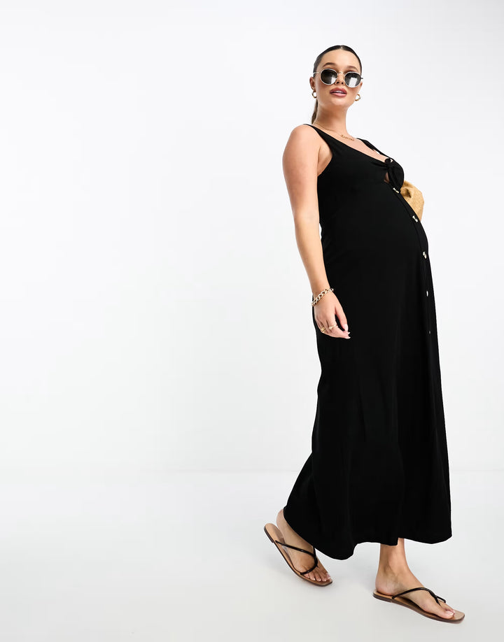 Rochie maxi ASOS, negru