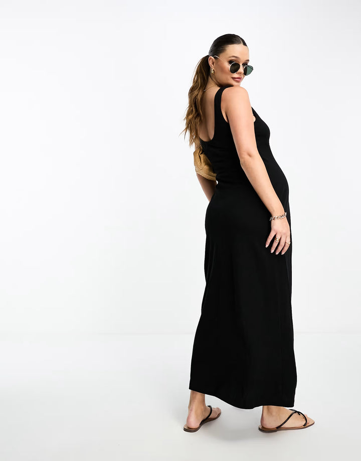 Rochie maxi ASOS, negru
