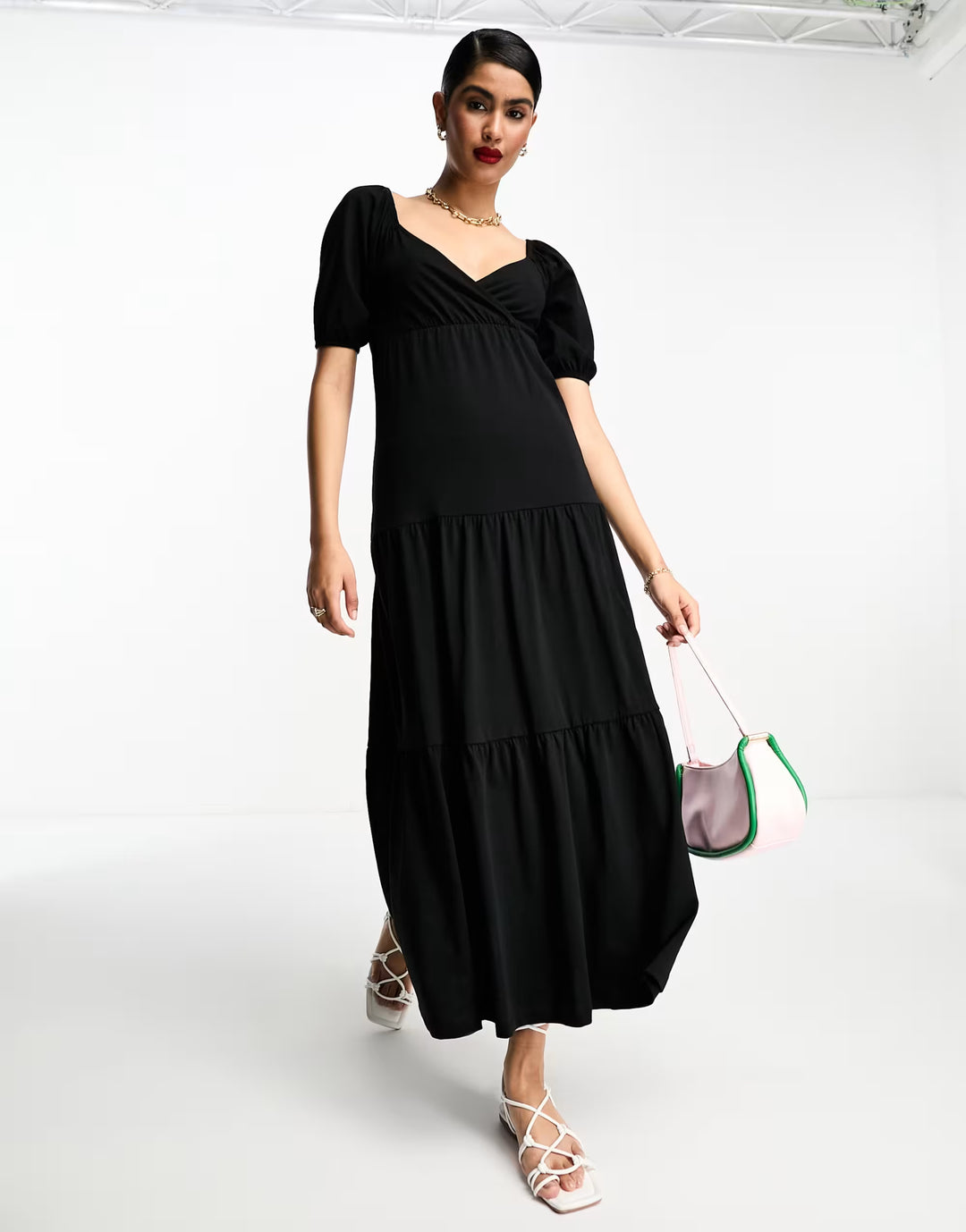 Rochie maxi ASOS, negru
