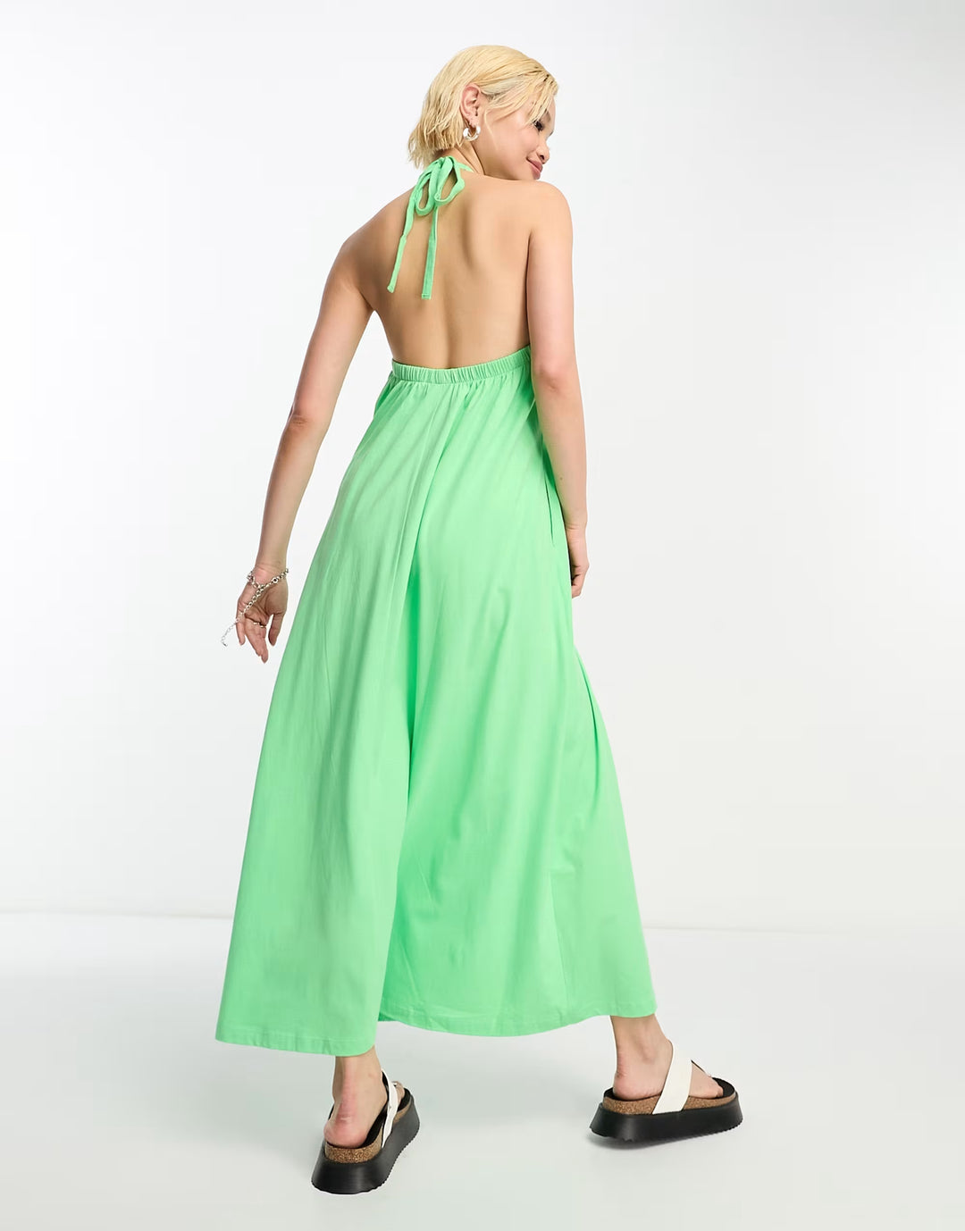 Rochie maxi ASOS, verde