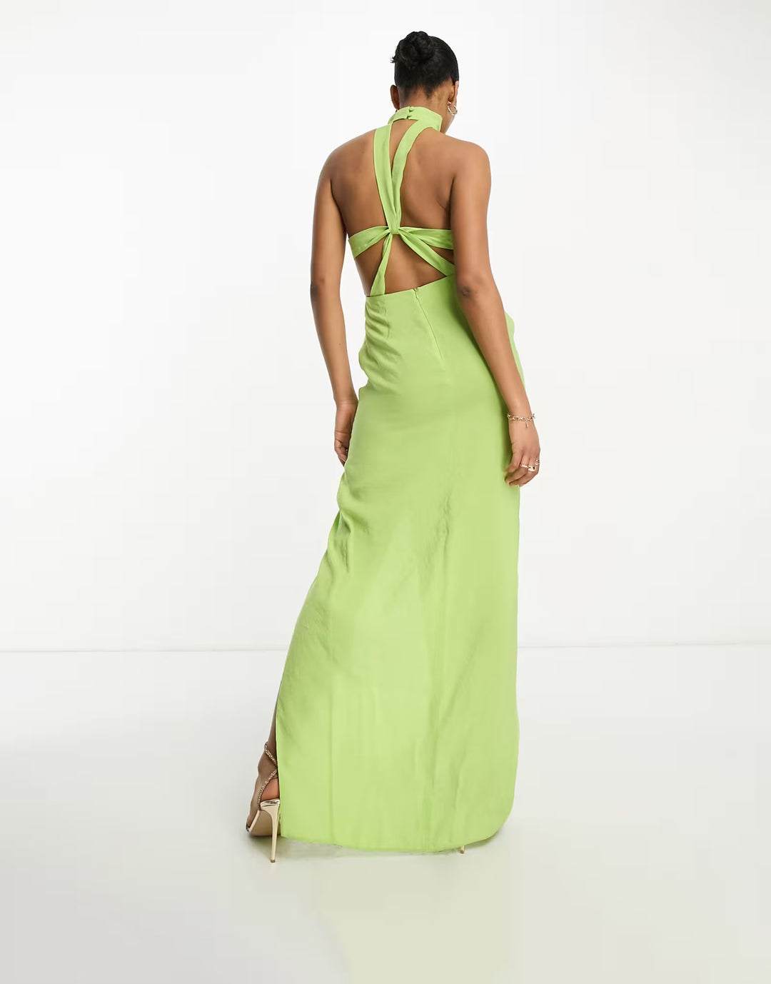 Rochie maxi ASOS, verde