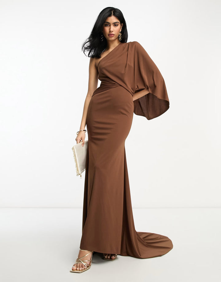 Rochie de ocazie ASOS, maro