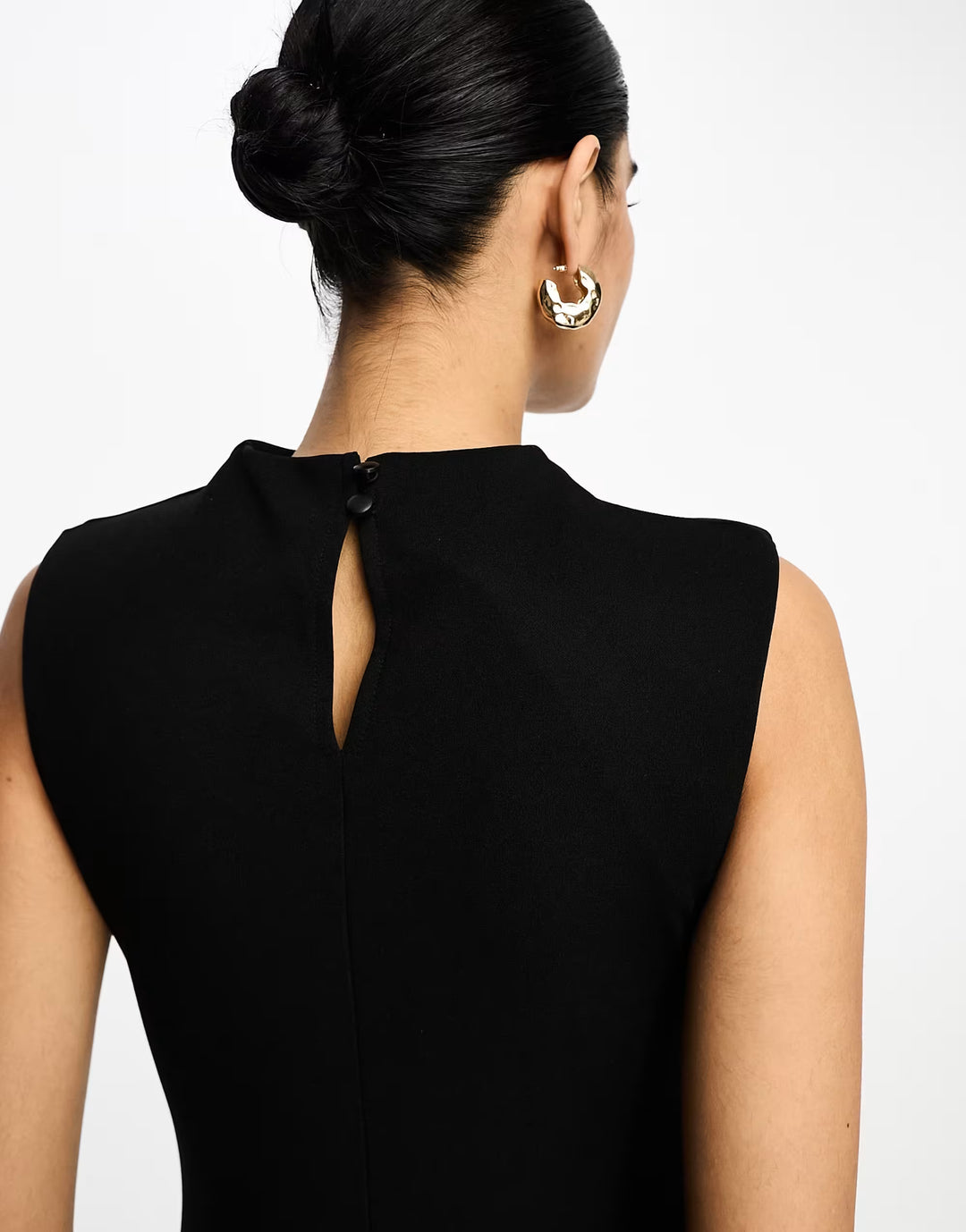 Rochie midi ASOS, negru