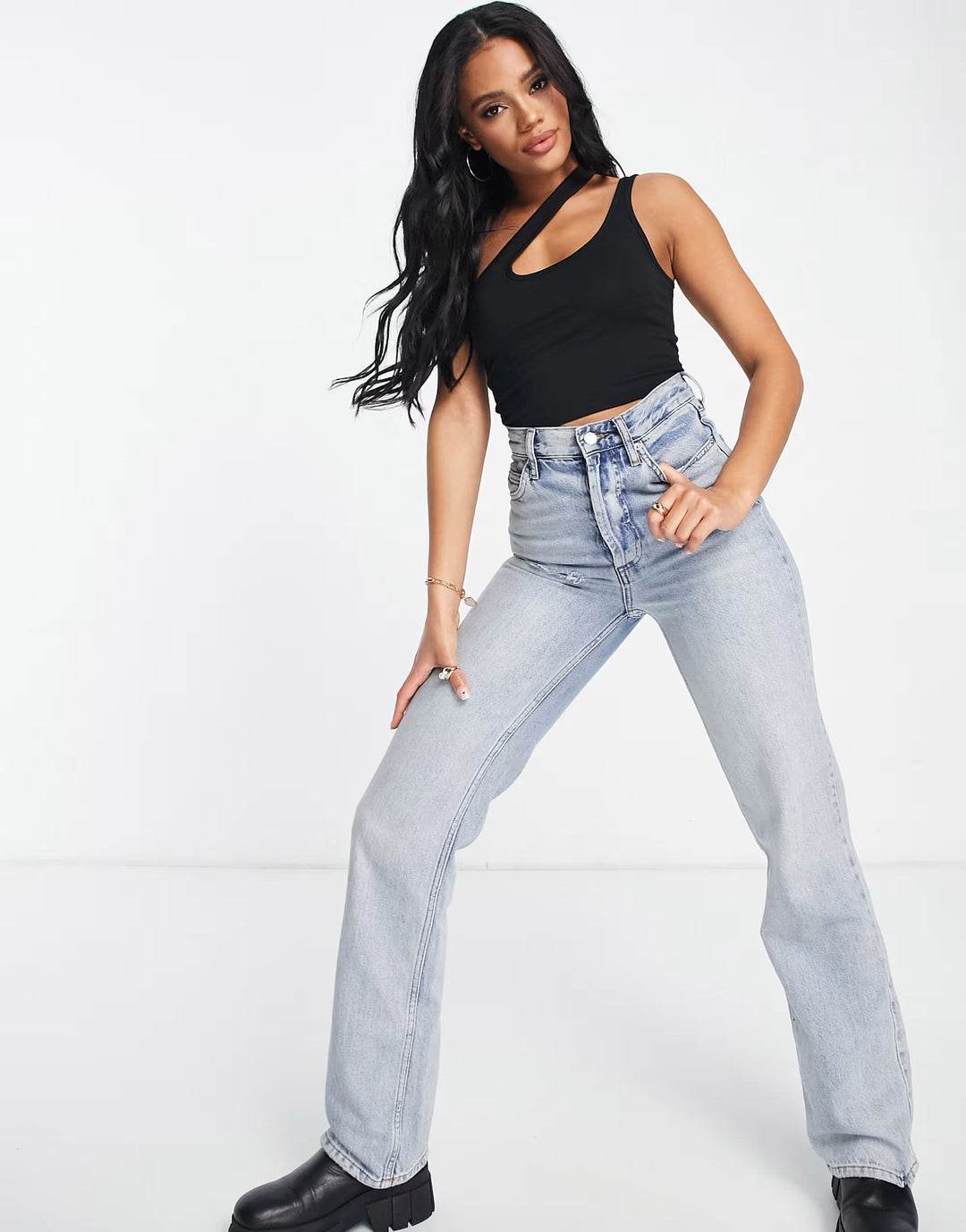 Top ASOS, negru