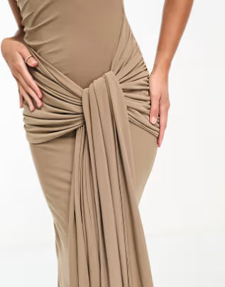 Rochie maxi ASOS, maro