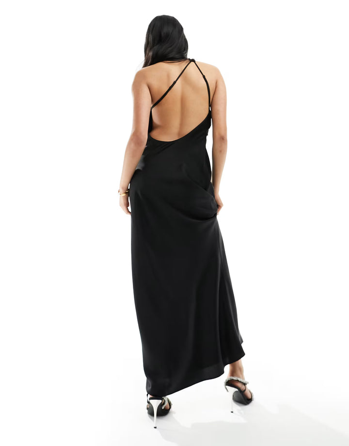 Rochie midi ASOS, negru