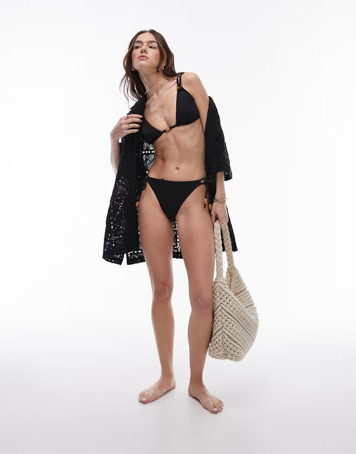 Sutien de baie TOPSHOP, negru