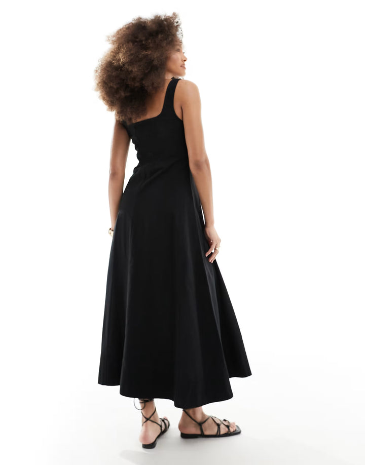 Rochie maxi ASOS, negru