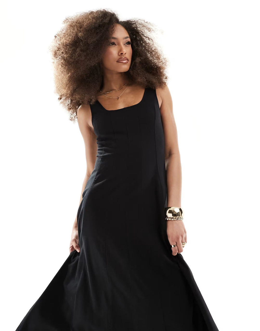 Rochie maxi ASOS, negru