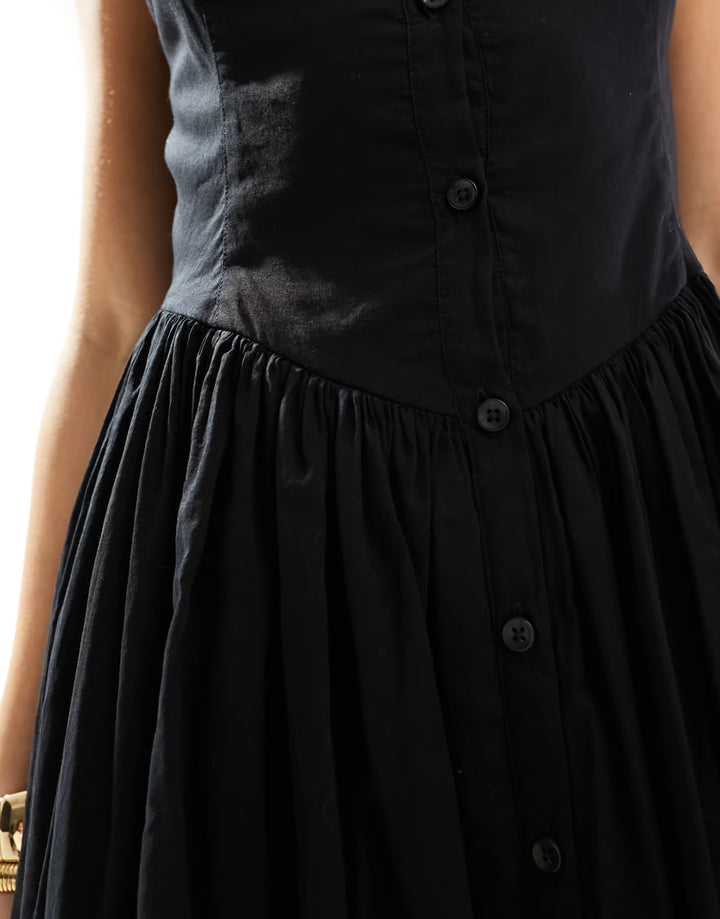 Rochie maxi Asos, negru
