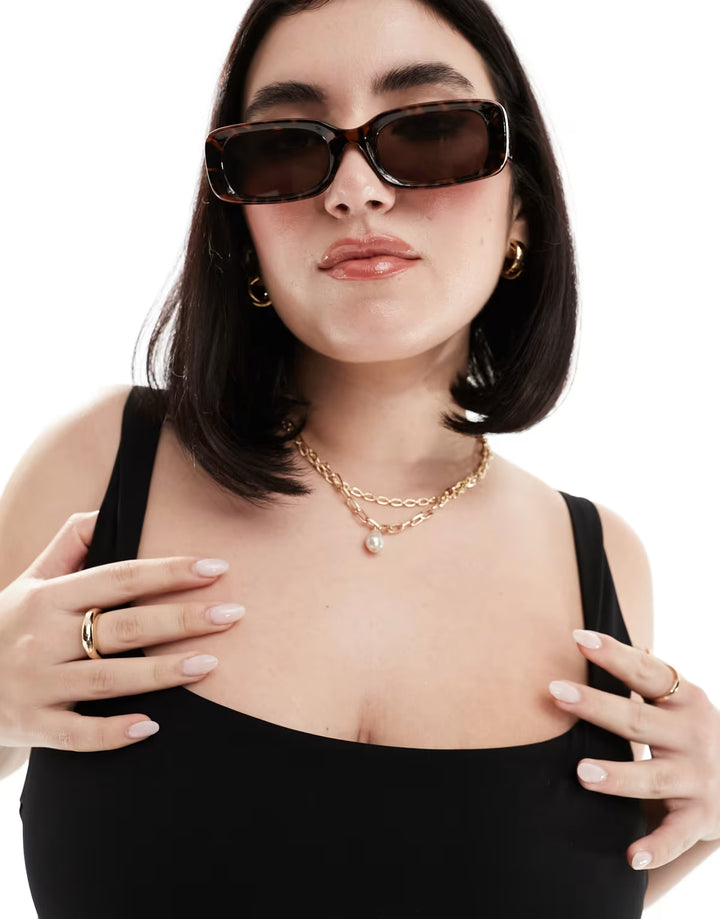 Costum de baie întreg ASOS, negru