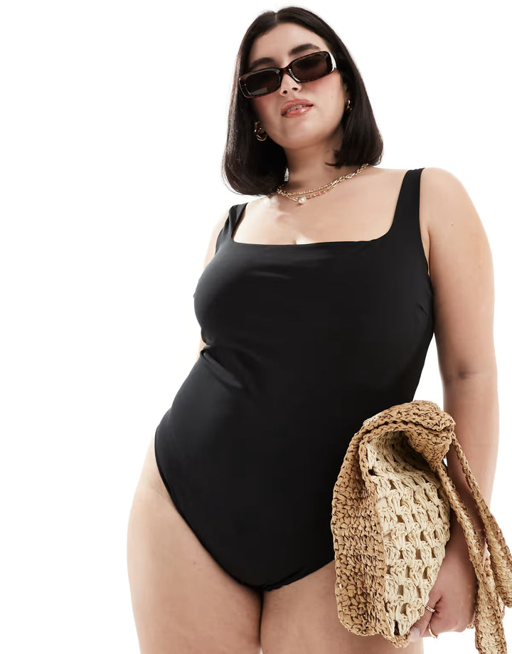 Costum de baie întreg ASOS, negru