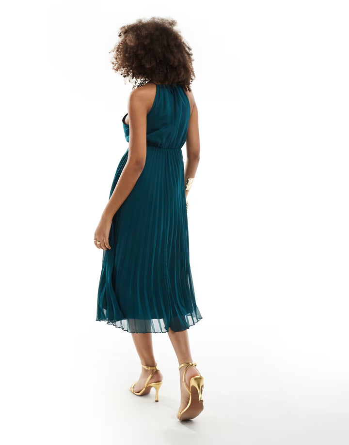 Rochie midi ASOS, verde