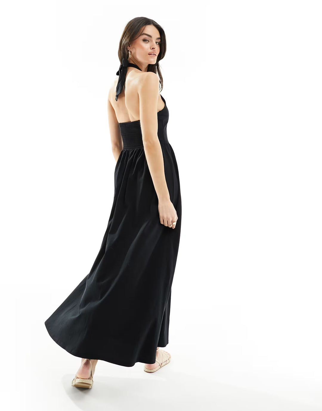 Rochie midi ASOS, negru