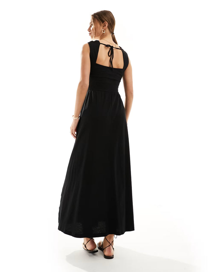 Rochie maxi ASOS, negru