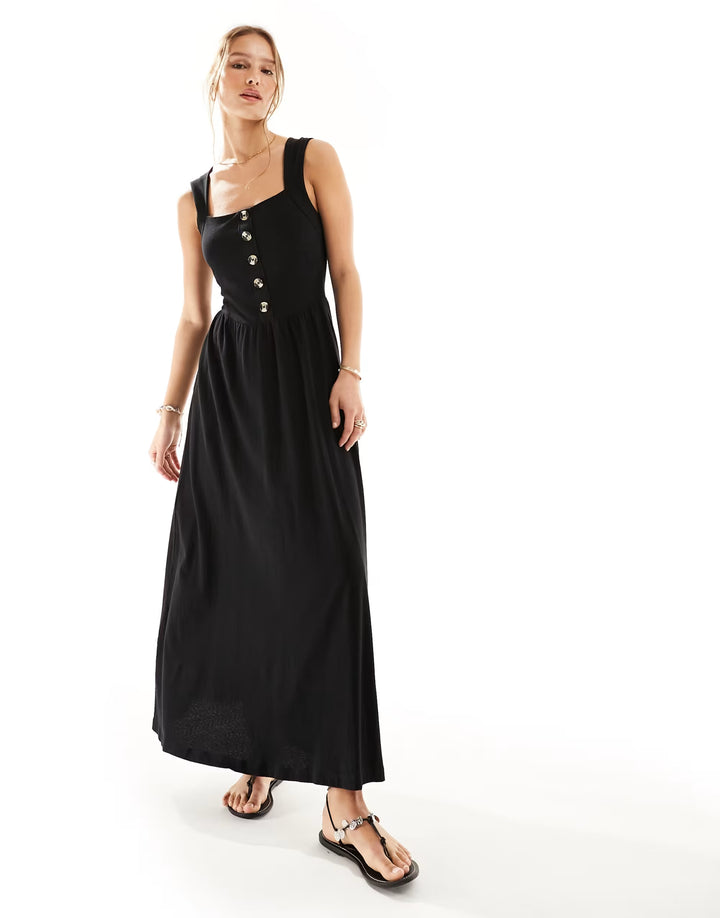 Rochie maxi ASOS, negru