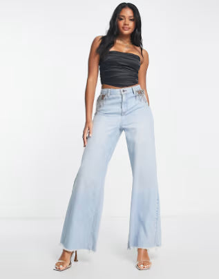 Top ASOS, negru