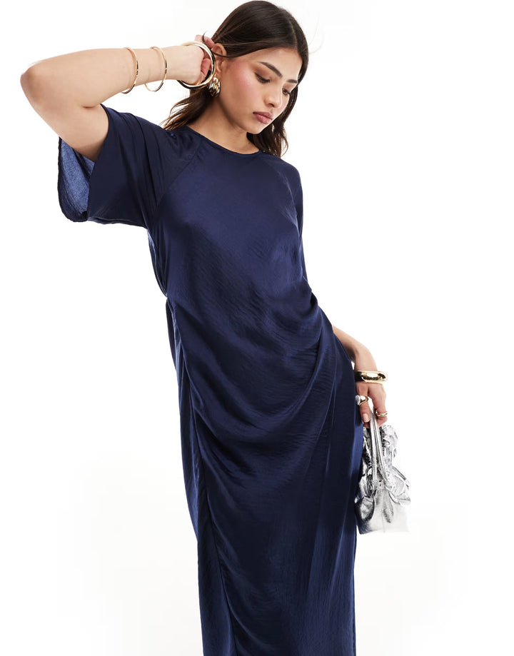 Rochie midi ASOS, albastru
