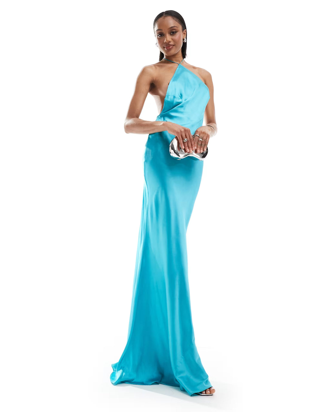 Rochie maxi ASOS, albastru