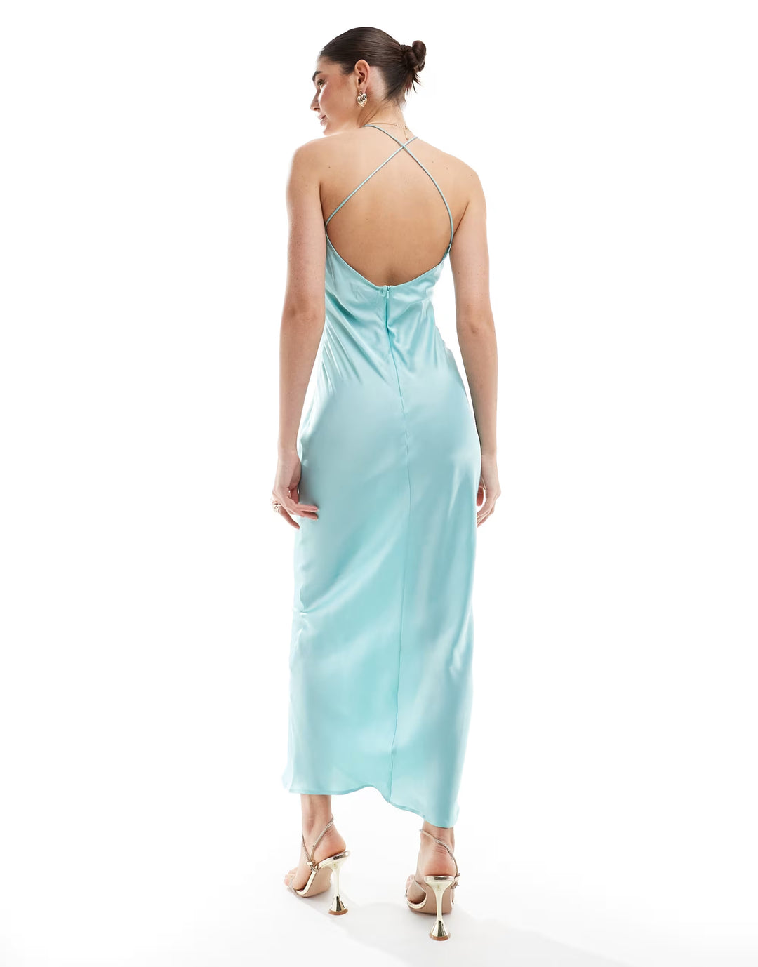 Rochie maxi ASOS, albastru