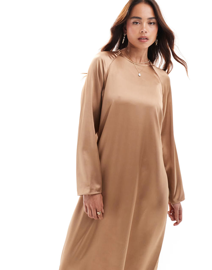 Rochie maxi ASOS, maro