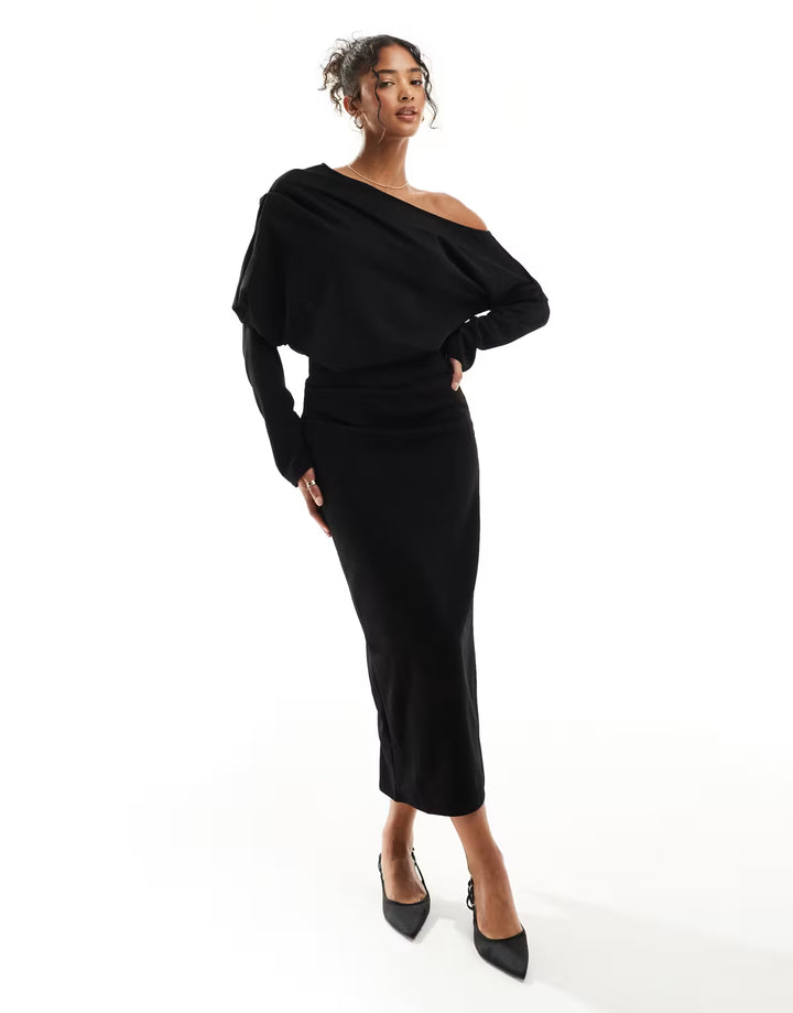 Rochie maxi ASOS, negru