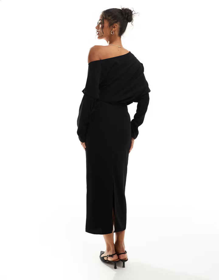 Rochie maxi ASOS, negru
