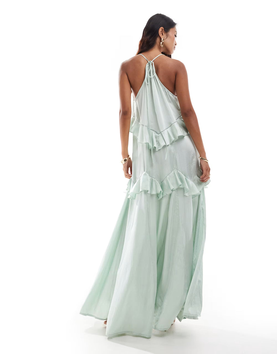 Rochie maxi Asos, verde