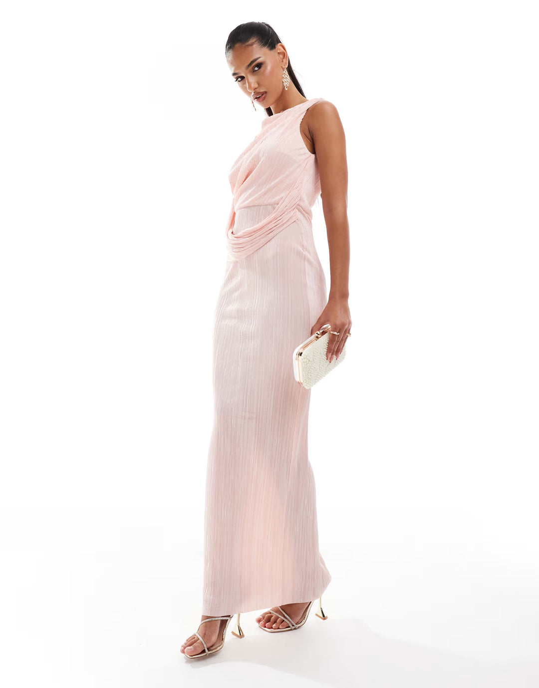 Rochie maxi ASOS, roz