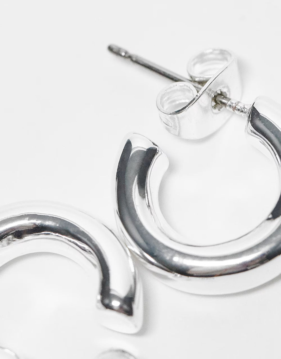 Set cercei PIECES, argintiu