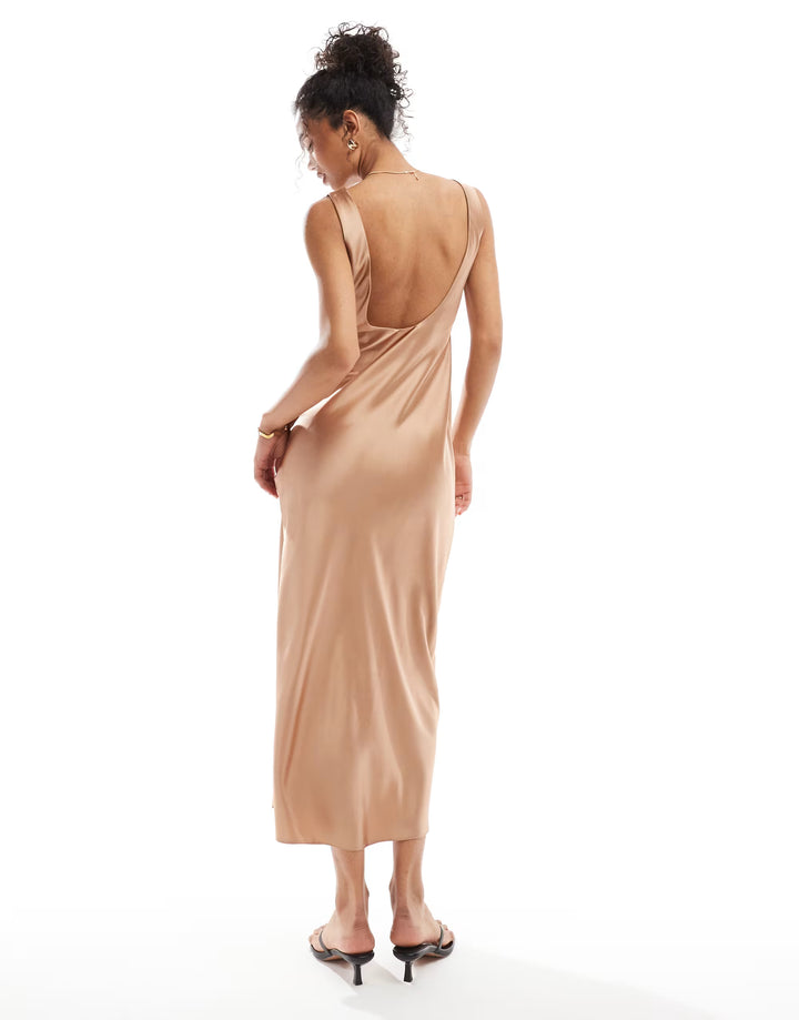 Rochie midi ASOS, mix culori