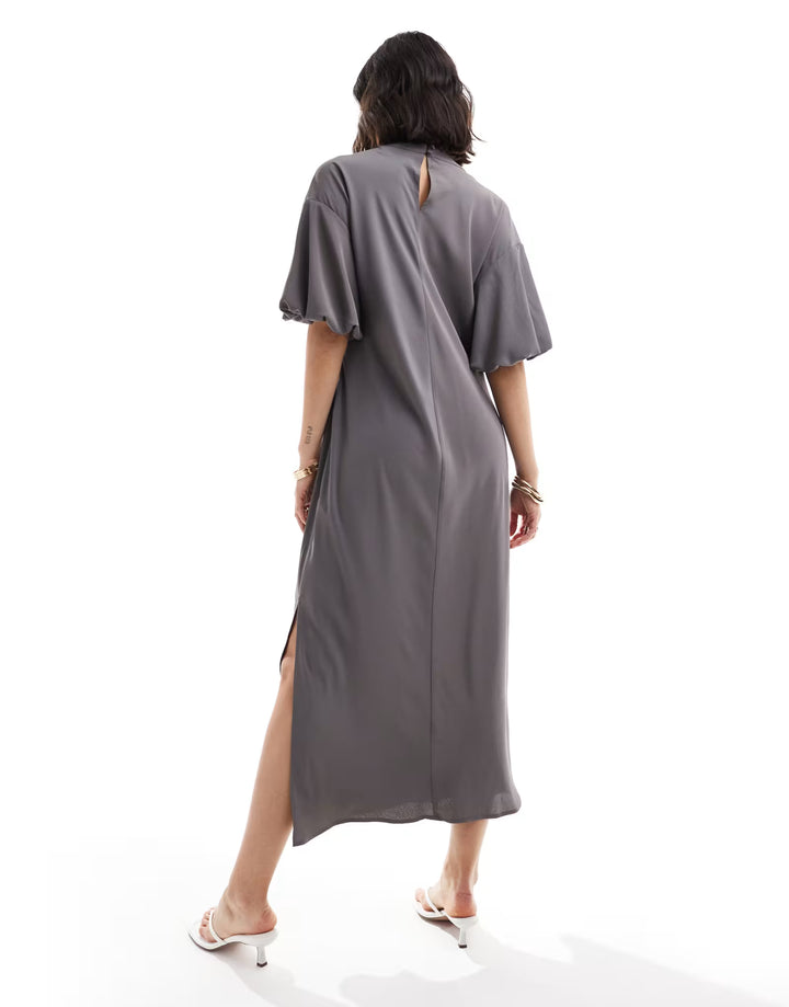 Rochie maxi Asos, gri