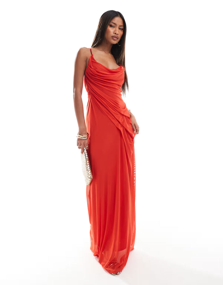 Rochie maxi ASOS, roșu