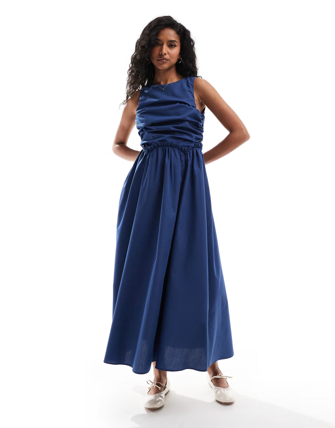 Rochie maxi ASOS, albastru