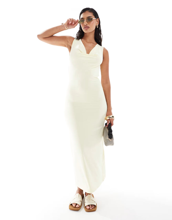 Rochie maxi ASOS, galben