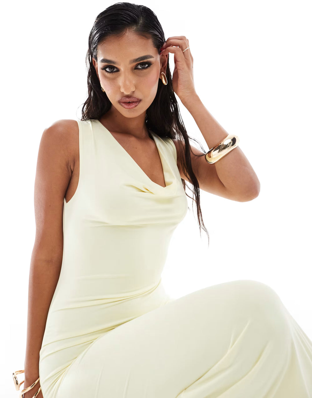 Rochie maxi  ASOS, galben
